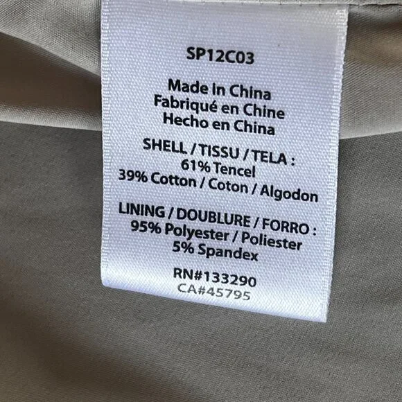 Rachel Zoe Blazer / Jacket Military Style Size 4 Tencel / Cotton - Picture 7 of 7